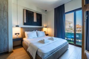 Chania Mamouth Studio with Sea View Balcony