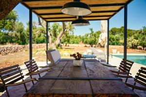 Traditional Lamia With Salt Pool Near Ostuni