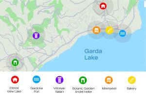 Relaxing 2BR Vacation Home with Lake Garda View & Balcony