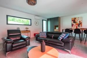 Villa 4 chambres avec piscine chauffée, La Palmyre Les Mathes, 8pers
