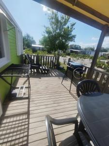 Mobil-home dans camping 5 étoiles