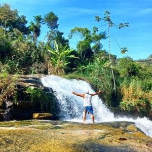Chalé Mini Casa na Serra e piscina Bicuda Pequena