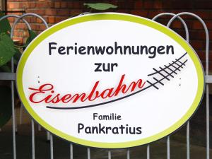 Ferienwohnung Zur Eisenbahn