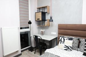 City view studio with terrace access