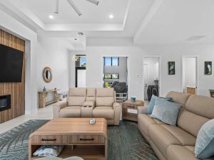 Waterfront Haven with Pool Spa Game Room