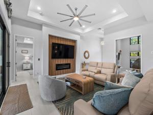 Waterfront Haven with Pool Spa Game Room