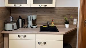 Ferienhaus mit Sauna am Waldrand