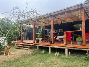 House with large deck and barbecue in Punta Pinar