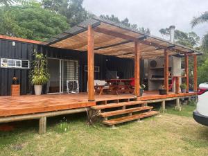 House with large deck and barbecue in Punta Pinar