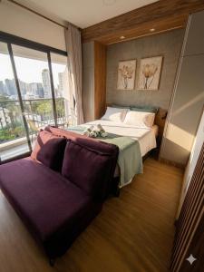 Studio Design: 600m Metrô | Ar Cond. & Wi-Fi 500mb