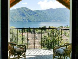 Attic With Panoramic View Of Lake Como