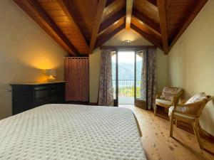 Attic With Panoramic View Of Lake Como
