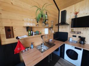 Chalet avec bain nordique-terrasse