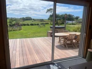 Chalet avec bain nordique-terrasse