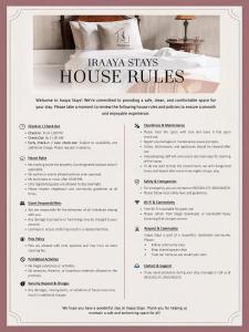 Iraaya Stays - Premium & Peaceful 1 BHK - Near Iskcon& Prem Mandir