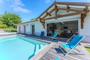 La villa Sirelis piscine et spa