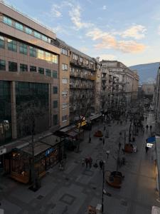 Skopje City Square View Apartment on Macedonia St