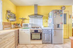 Maison calme et vue foret