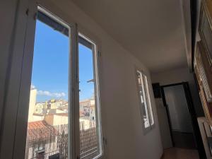 Green terrace in the center