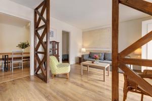 Apartamento central com vista rio