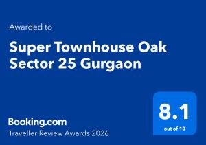 Townhouse Oak Sector 25 Gurgaon