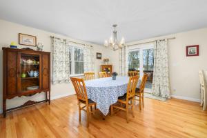 Dog-Friendly Cape Home with Propane Fire Tabletop