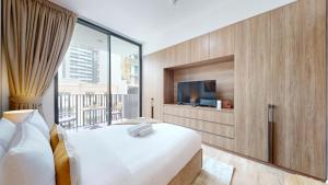 Vacationer Holiday Homes l Sophisticated Studio l Free Pool and Gym