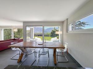 Sunny Alps Panorama Modern House above Sion