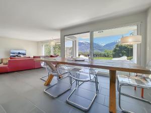 Sunny Alps Panorama Modern House above Sion
