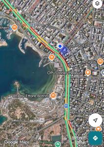Sea and city Glyfada