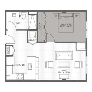 Pool view apartment
