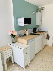 Studio 4 personnes, Terrasse en RDC, Plage à pied