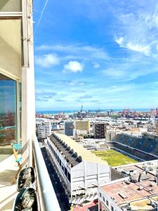Terrace & View of Casablanca Port