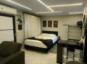 Loft moderno com ar-condicionado 1km da rodoviária