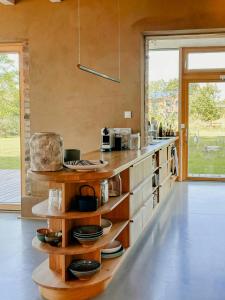 Modern Glass And Brick Retreat At Kronsee