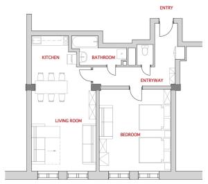 Cozy Modern Riverside Apartment - City Center - 69m2