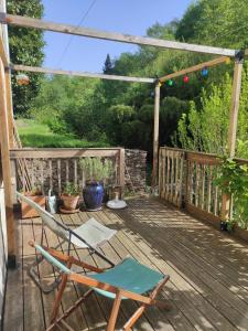 Belle maison cévenole, avec terrasse, jardin, et jacuzzi