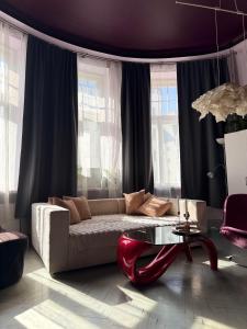 Artistic loft-style studio with Mezzanine