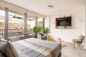 Departamento Suite moderno confortable y con ubicación privilegiada de la ciudad cercano a Palacio De La Moneda y los lugares turisticos de Santiago CON CALEFACCIÓN