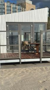 Cabanas direct op het strand