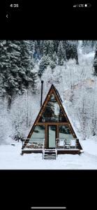 Two bedroom cottage in Hatsvali with Ushba view