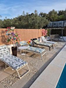 beautiful guest room with swimming pool