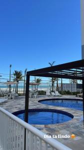 Mongaguá brisas do mar- Apartamento pé na areia