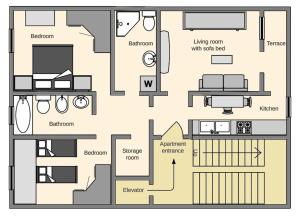 La tua casa a Firenze - 100mq, 2 bagni, AC, WiFi