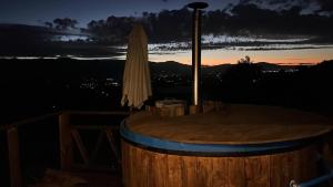 Atardecer en Huelquén
