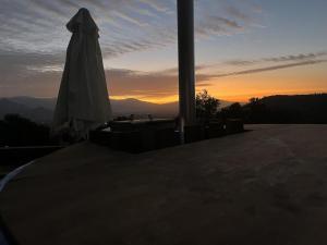 Atardecer en Huelquén