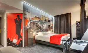 Hotels Hotel Kyriad Rennes : Chambre Triple avec 3 Lits Simples