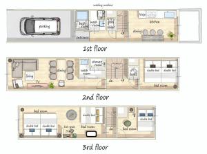 Nagoya Sta 12-min walk Luxury house Free Parking 4BR 13