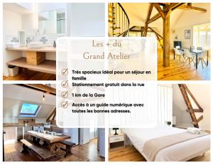 Le Grand Atelier - Spacieux - Proche Gare & Centre