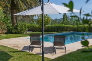 Spacious Villa with Pool & A-C for 8 - Sea View